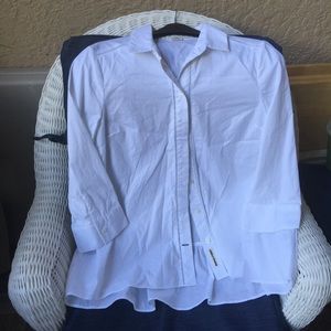 KATE SPADE OOH LA LA BROOME STREET WHITE BLOUSE